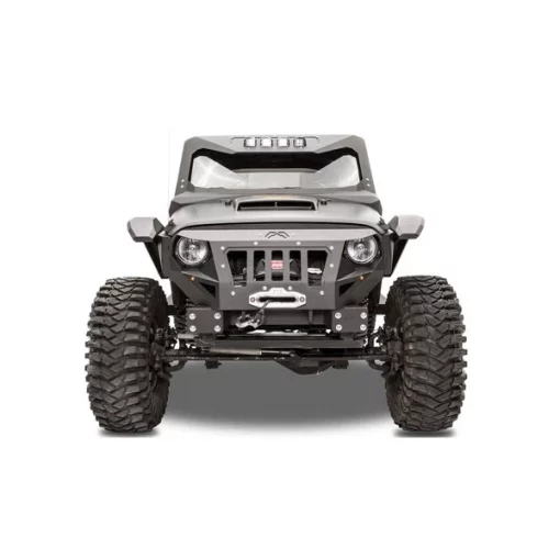 07-18 WRANGLER JK FRONT BUMPER MATTE BLACK