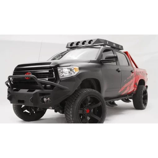 4 LIGHT ROOF RACK FACE PLATE MATTE BLACK