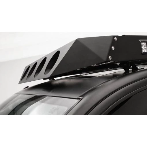 4 LIGHT ROOF RACK FACE PLATE MATTE BLACK