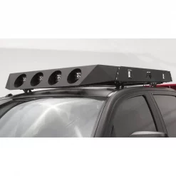4 LIGHT ROOF RACK FACE PLATE MATTE BLACK