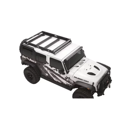 FAB FOURS UNIVERSAL 72IN ROOF RACK WITH 2-STAGE MATTE BLACK