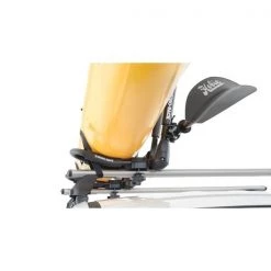 FOLDING J-CRADLE DESIGN WITH A UNIVERSAL MOUNT. INCLUDES STRAPS TO SEC