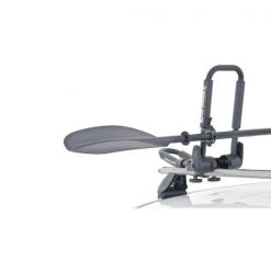 FOLDING J-CRADLE DESIGN WITH A UNIVERSAL MOUNT. INCLUDES STRAPS TO SEC
