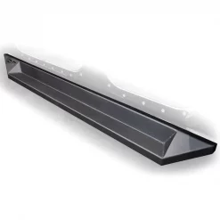 JEEP JK ROCK SLIDER STEP 07-18 WRANGLER JK MATT BLACK 4 DOOR PLATED STEEL