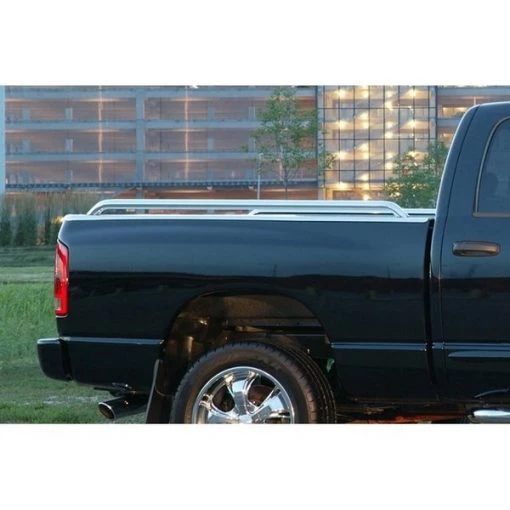 14-17 SILVERADO/SIERRA 1500 5.5FT BED STAINLESS STEEL SIDE RAILS