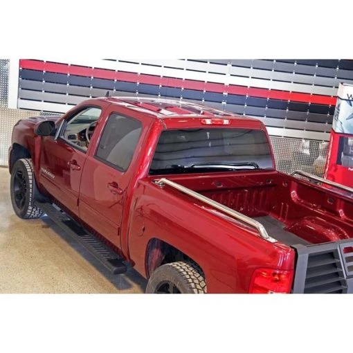 14-17 SILVERADO/SIERRA 1500 5.5FT BED STAINLESS STEEL SIDE RAILS