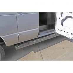 ROUGH STEP RUNNING BOARD ALUMINUM 90IN BOARD CREW CAB/VAN(brackets sol
