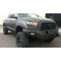 07-13 TUNDRA WINCH BUMPER W/ PRE-RUNNER GRILL GUARD MATTE BLACK