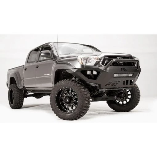 16-C TACOMA VENGEANCE FRONT BUMPER W/ PRE-RUNNER GUARD MATTE BLACK