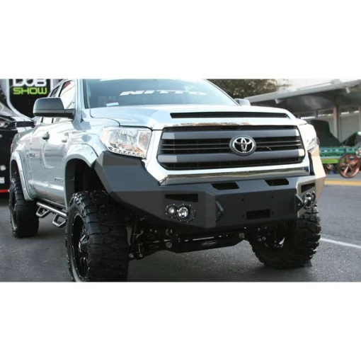 14-C TUNDRA WINCH BUMPER W/ PRE-RUNNER GRILL GUARD MATTE BLACK