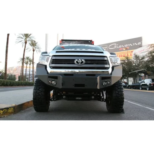 14-C TUNDRA WINCH BUMPER W/ PRE-RUNNER GRILL GUARD MATTE BLACK