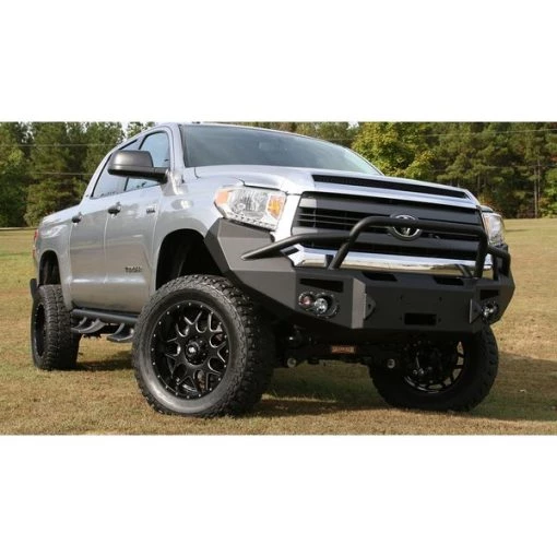 07-13 TUNDRA WINCH BUMPER W/ PRE-RUNNER GRILL GUARD MATTE BLACK