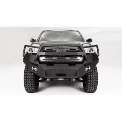 16-C TACOMA WINCH BUMPER W/ GRILL GUARD MATTE BLACK