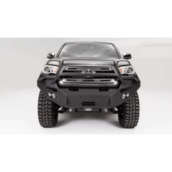 16-C TACOMA WINCH BUMPER W/ GRILL GUARD MATTE BLACK