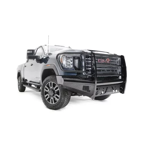 20-C SIERRA 2500/3500 BLACK STEEL FRONT BUMPER W/ NO GUARD