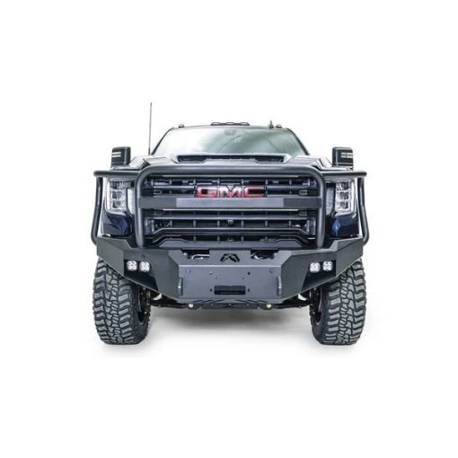 20-C SIERRA 2500/3500 HD PREMIUM FRONT BUMPER W/ FULL GRILL GUARD