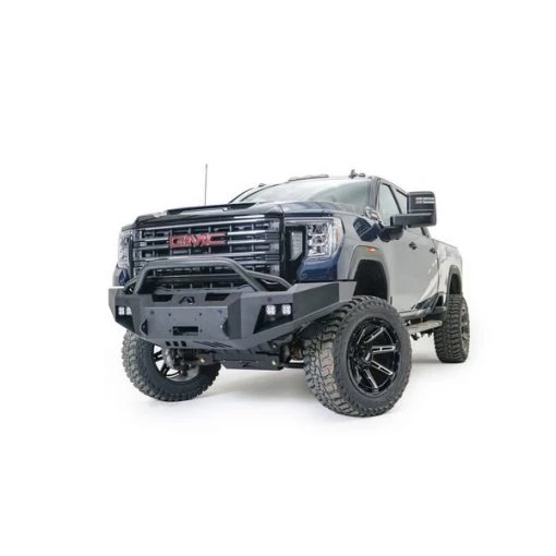 20-C SIERRA 2500/3500 HD PREMIUM FRONT BUMPER W/ FULL GRILL GUARD