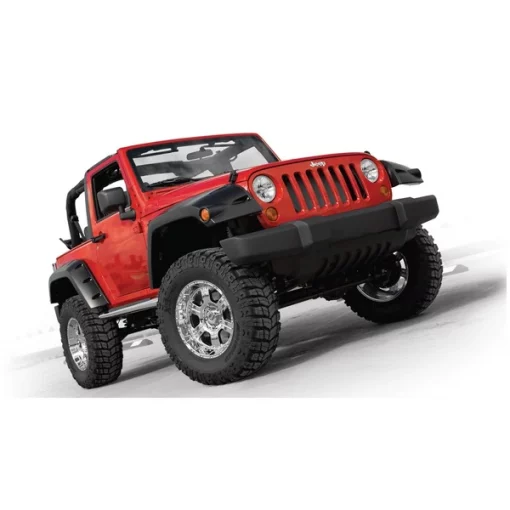 07-17 WRANGLER EXTENDED COVERAGE FRONT FLARE FENDER POCKET STYLE 2PC