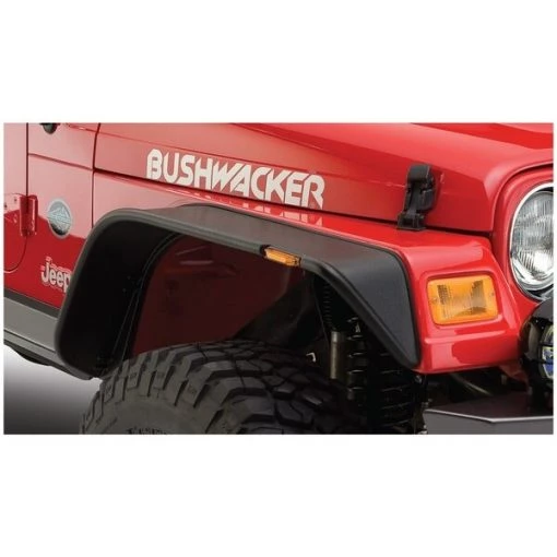 97-06 WRANGLER TJ/04-06 UNLIMITED LJ FLAT STYLE FENDER FLARES – FRONT