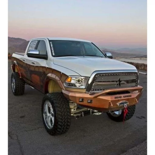 10-18 RAM 2500/3500 FRONT STEALTH WINCH BUMPER, PRE-RUNNER GUARD-SQUAR