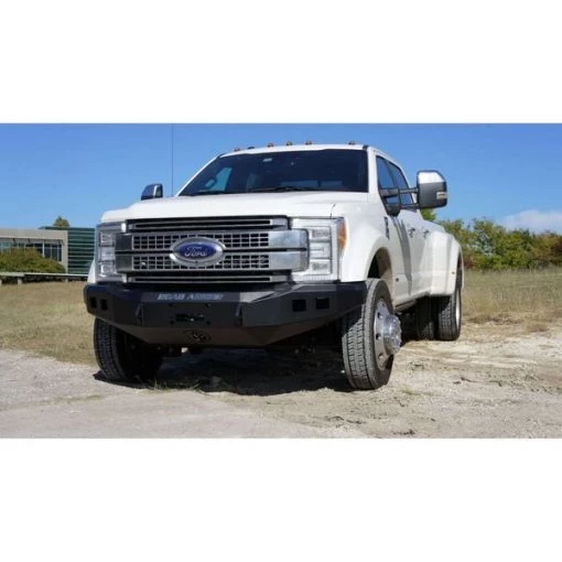 17-17 F250/F350 SUPER DUTY FRONT STEALTH WINCH BUMPER, SATIN BLACK