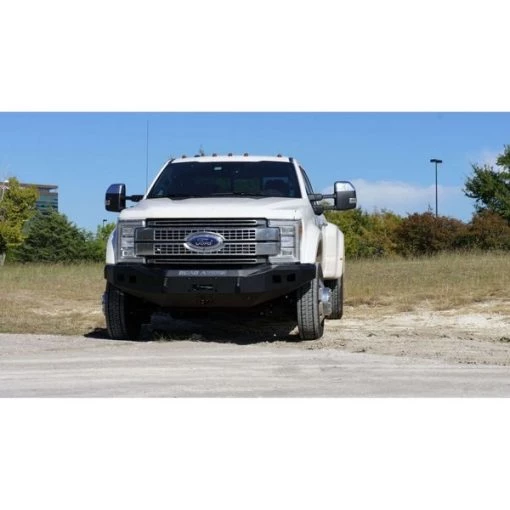 17-17 F250/F350 SUPER DUTY FRONT STEALTH WINCH BUMPER, SATIN BLACK