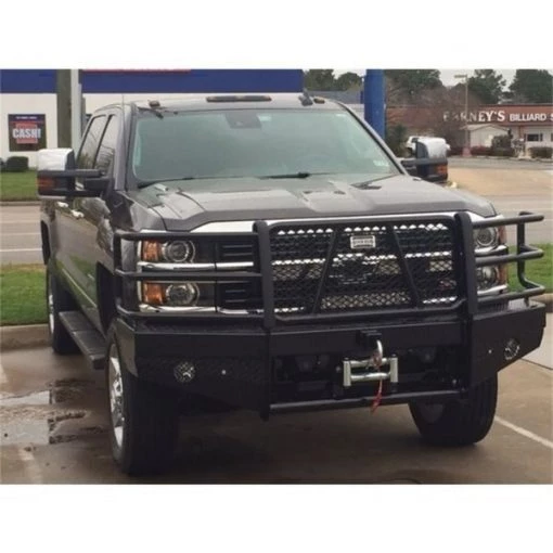 15-C SILVERADO 2500/3500 WINCH READY FRONT BUMPER SPORT BLACK