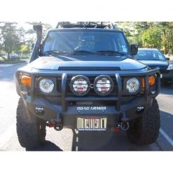 07-11 TOYOTA FJ CRUISER FRONT STEALTH WINCH BUMPER, TITAN GUARD, SATIN BLACK