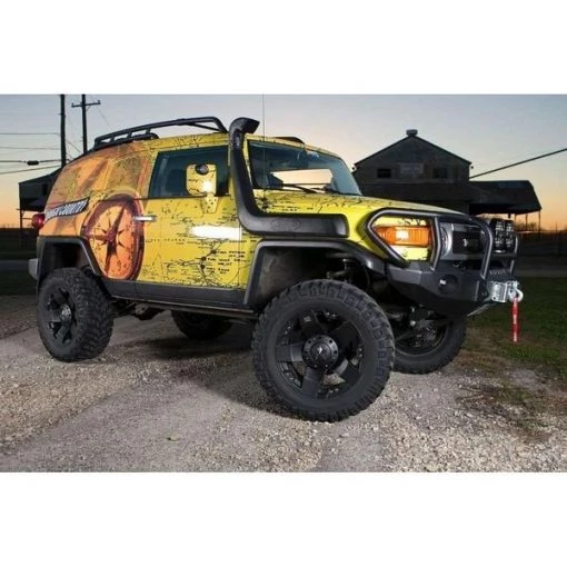 07-11 TOYOTA FJ CRUISER FRONT STEALTH WINCH BUMPER, TITAN GUARD, SATIN BLACK