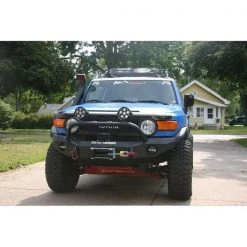 07-11 TOYOTA FJ CRUISER FRONT STEALTH WINCH BUMPER, BULL BAR, SATIN BL