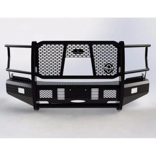18-C F150 SUMMIT FRONT BUMPER WITH CAMERA ACCESS WILL WORK WITH ADAPTI