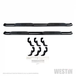 19-C SILVERADO/SIERRA 1500/20-C SILVERADO/SIERRA 2500/3500 CREW CAB BLACK PRO TRAXX 4 OVAL NERF BARS