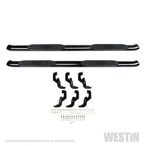 19-C SILVERADO/SIERRA 1500/20-C SILVERADO/SIERRA 2500/3500 CREW CAB BLACK PRO TRAXX 4 OVAL NERF BARS