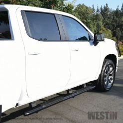 19-C SILVERADO/SIERRA 1500/20-C SILVERADO/SIERRA 2500/3500 CREW CAB BLACK PRO TRAXX 4 OVAL NERF BARS