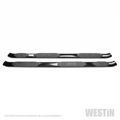 Westin Automotive 17-17 F250/350 SUPERCAB (6.75FT BED) BLACK PRO TRAXX 5 WTW OVAL NERF STEP BARS