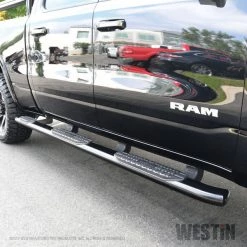 19-C RAM 1500 CREW CAB(EXCL.REBEL)(5.5FT BED)BLK PRO TRAXX 5 OVAL W2W NERF BARS