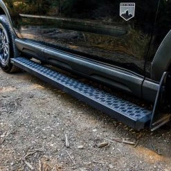 Westin Automotive TEXTURED BLACK RUNNING BOARDS 68 INCHES TEXTURED BLACK GRATE STEPS RUNNING BOARD (BRKT SOLD SEP)