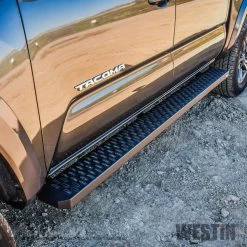 Westin Automotive TEXTURED BLACK RUNNING BOARDS 79 INCHES TEXTURED BLACK GRATE STEPS RUNNING BOARD (BRKT SOLD SEP)