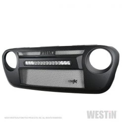 18-C WRANGLER JL TEXTURED BLACK HDX LED GRILLE