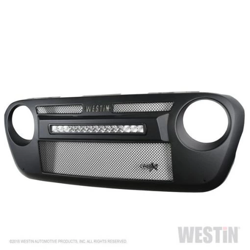 18-C WRANGLER JL TEXTURED BLACK HDX LED GRILLE