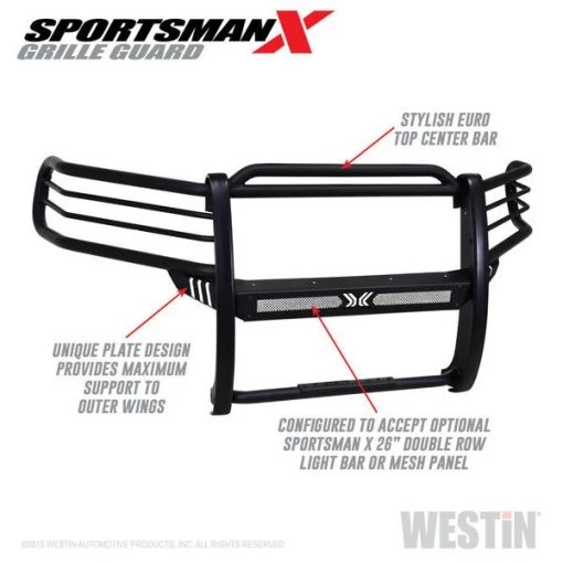 14-C 4RUNNER(EXCL LIMITED)SPORTSMAN X GRILLE GUARD TEXTURED BLACK