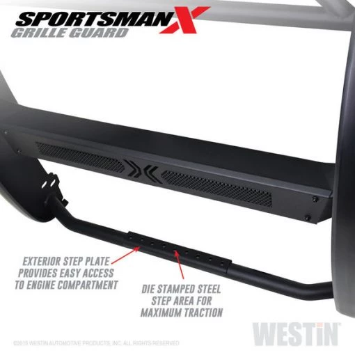 15-C F150 SPORTSMAN X GRILLE GUARD TEXTURED BLACK