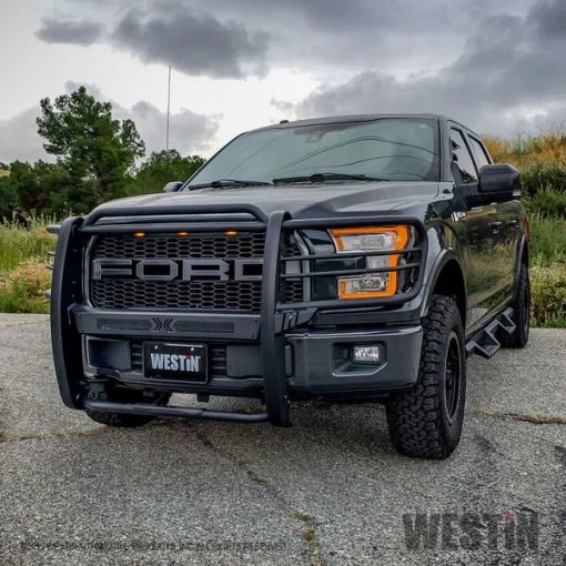 15-C F150 SPORTSMAN X GRILLE GUARD TEXTURED BLACK
