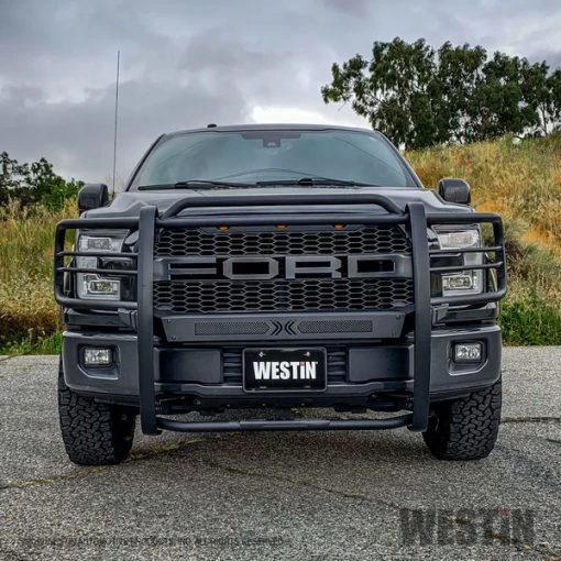 15-C F150 SPORTSMAN X GRILLE GUARD TEXTURED BLACK
