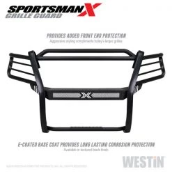 15-C COLORADO SPORTSMAN X GRILLE GUARD TEXTURED BLACK