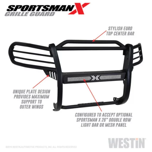 16-C TACOMA SPORTSMAN X GRILLE GUARD TEXTURED BLACK