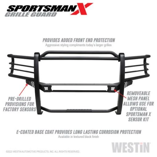 19-C RAM 2500/3500 SPORTSMAN X GRILLE GUARD GRILLE GUARD TEXTURED BLACK