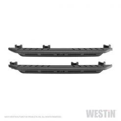 Westin Automotive 07-17 WRANGLER UNLIMITED TEXTURED BLACK TRIPLE TUBE ROCK RAILS