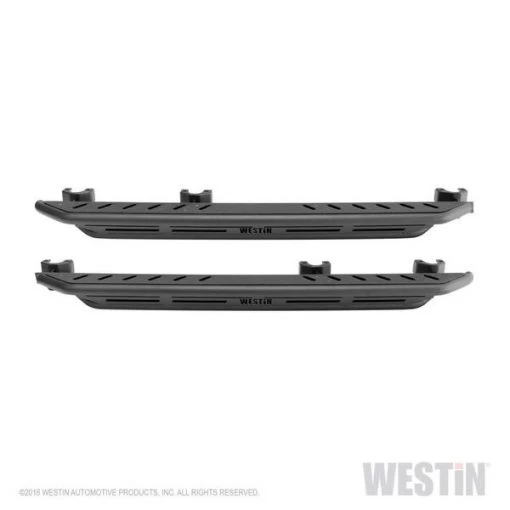 07-17 WRANGLER UNLIMITED TEXTURED BLACK TRIPLE TUBE ROCK RAILS