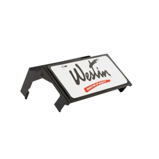MAX WINCH TRAY LICENSE PLATE BRACKET BLACK
